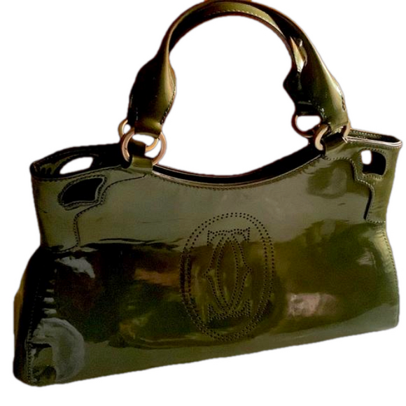 Cartier Handbags - Cartier Marcello patent leather handbag